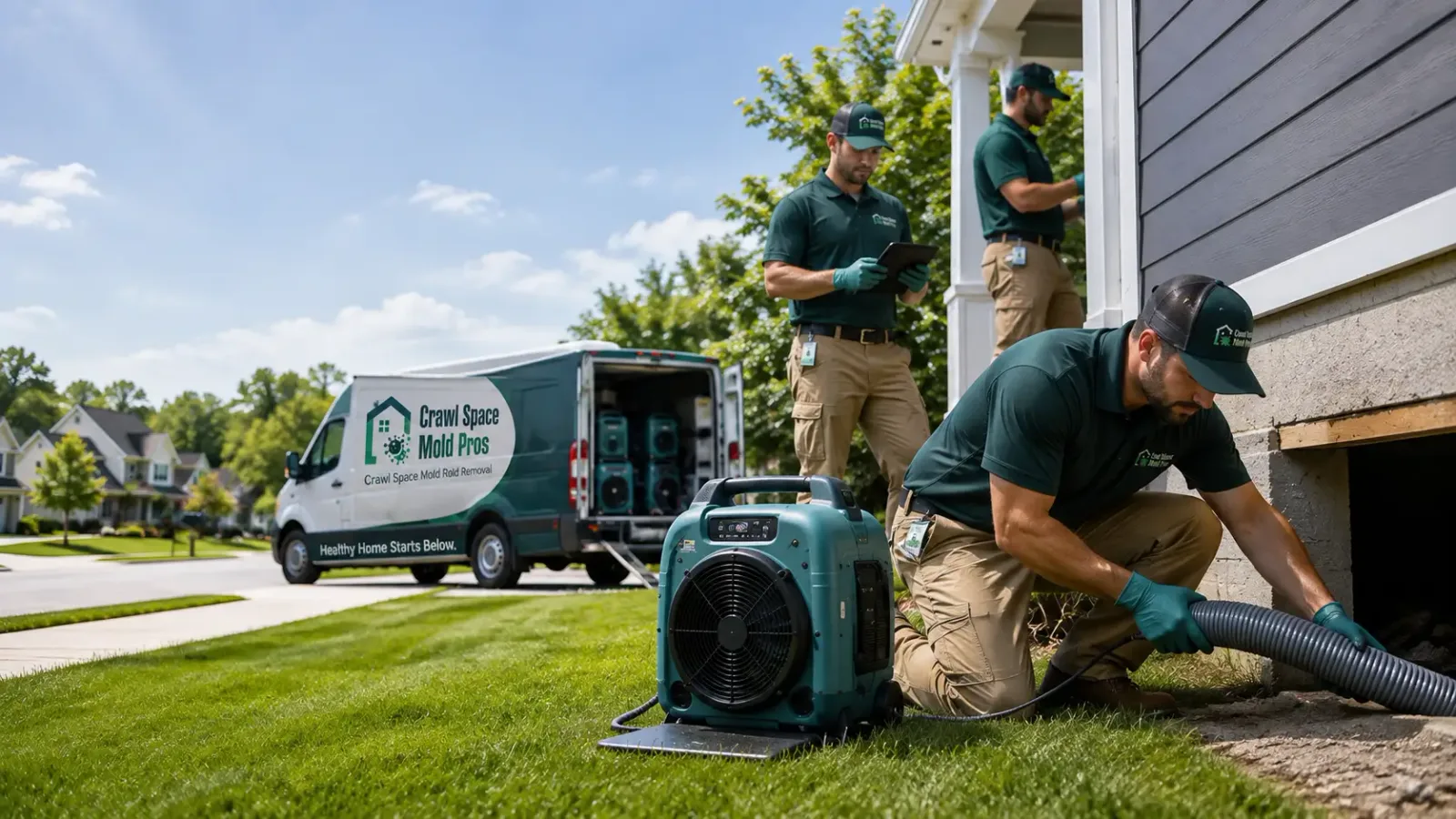 Crawl Space Mold Removal in Castro Valley, CA